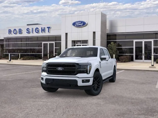New 2026 Star White Metallic Tri-Coat Ford Lariat® image 2