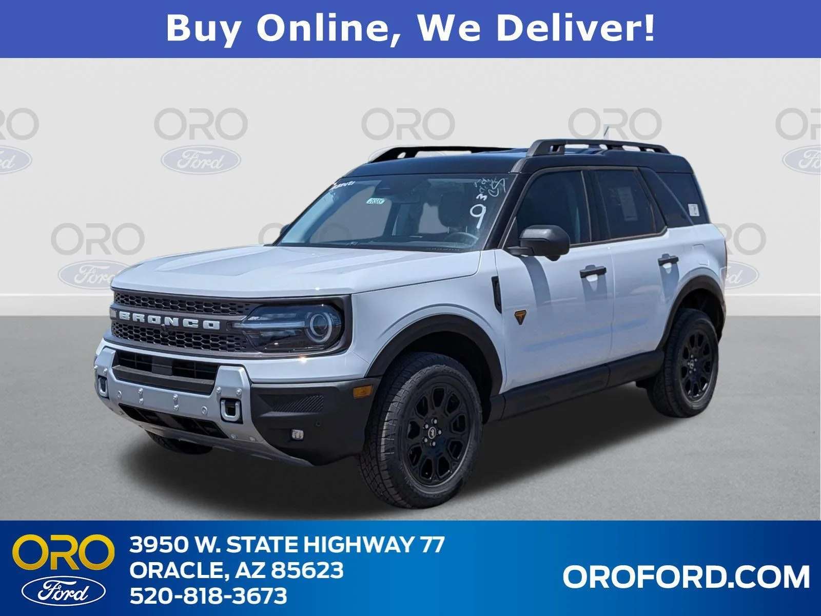 New 2026 Oxford White Ford Badlands® image 1