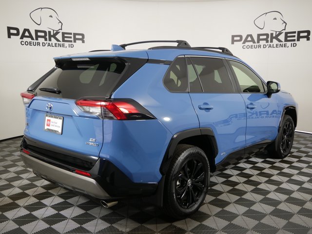 Certified Used 2024 Cavalry Blue Toyota Hybrid SE w/ Weather Pkg image 5
