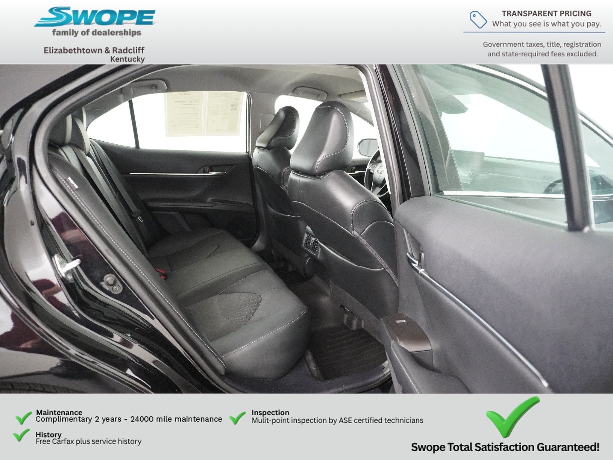 Used 2024 Midnight Black Metallic Toyota XSE image 11