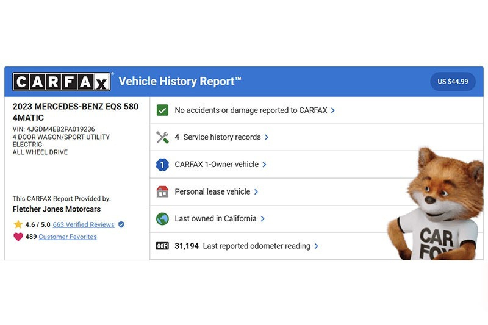 Used 2023 Mercedes-Benz EQS SUV Base with VIN 4JGDM4EB2PA019236 for sale in Signal Hill, CA