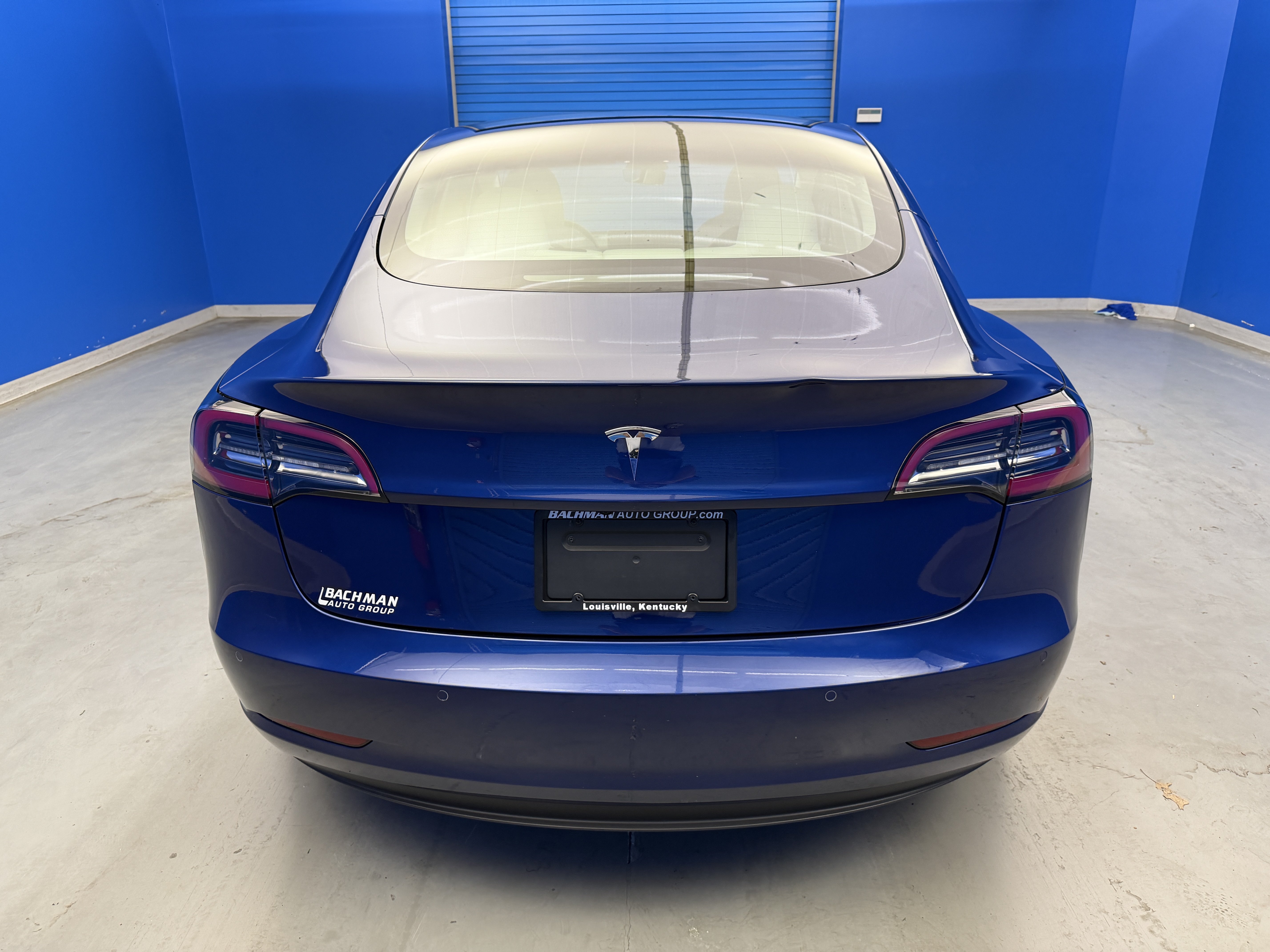 Used 2021 Deep Blue Metallic Tesla Standard Range Plus image 7