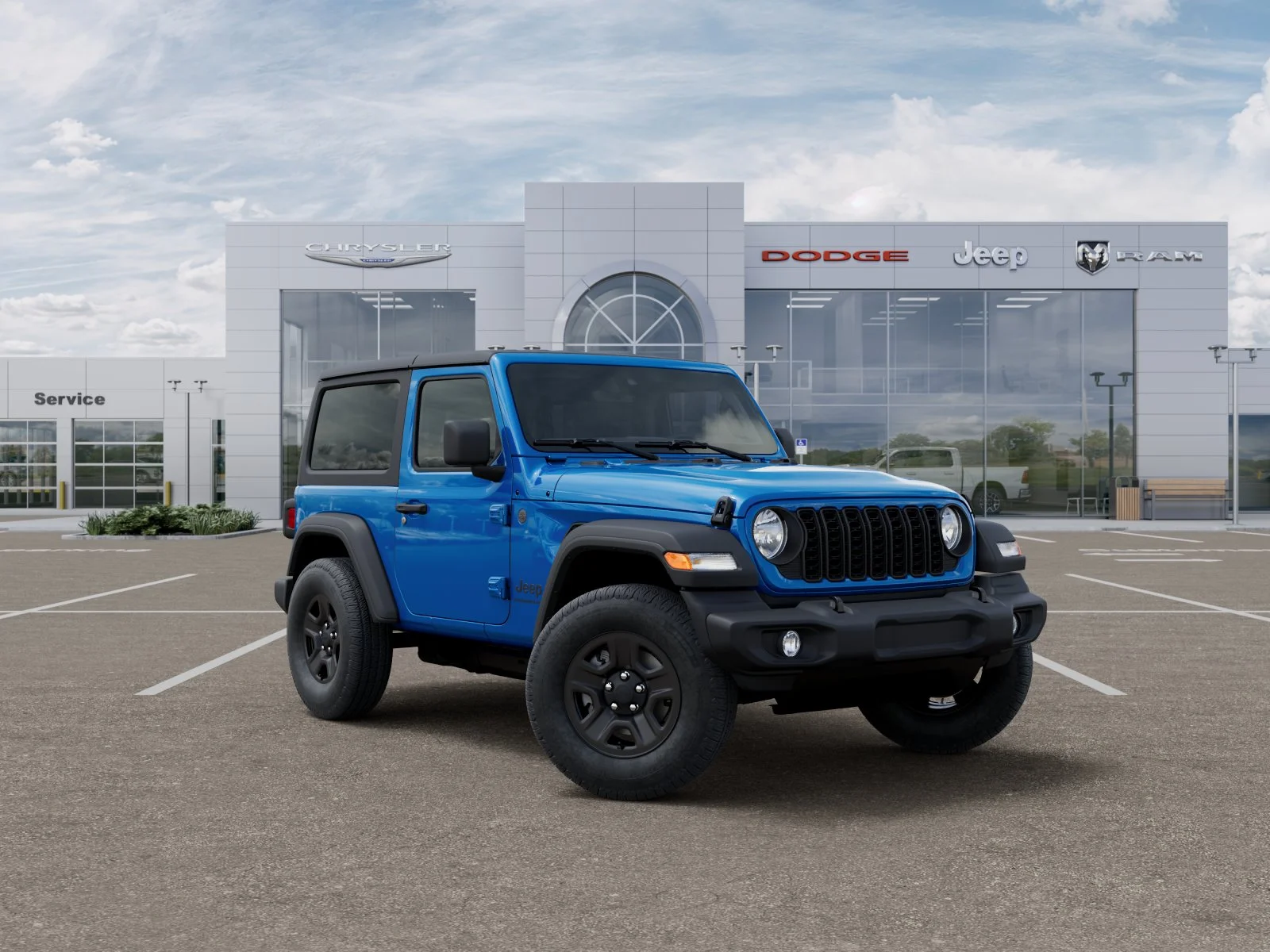 New 2026 Hydro Blue Pearl-Coat Exterior Paint Jeep Sport image 27