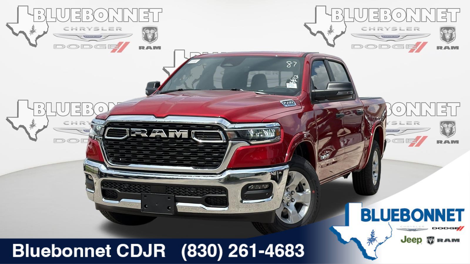 New 2026 Molten Red Pearl-Coat Exterior Paint RAM Lone Star image 1
