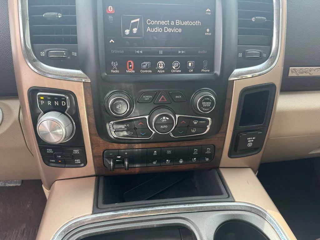 Used 2016 Granite Crystal Clearcoat Metallic Ram Laramie Longhorn image 15