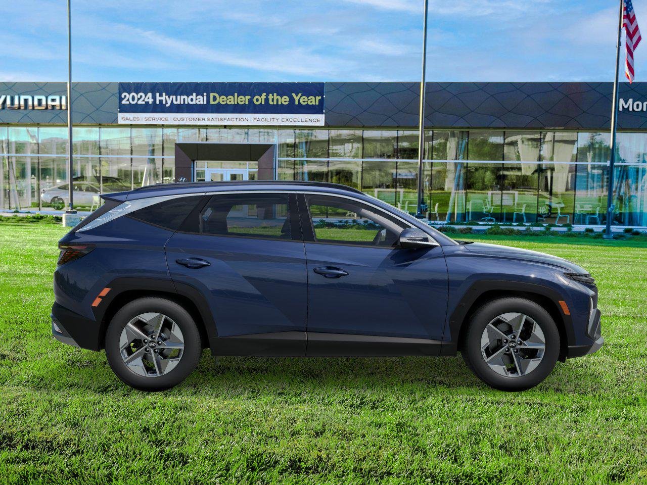 New 2026 Atlantis Blue Hyundai SEL Premium AWD image 7