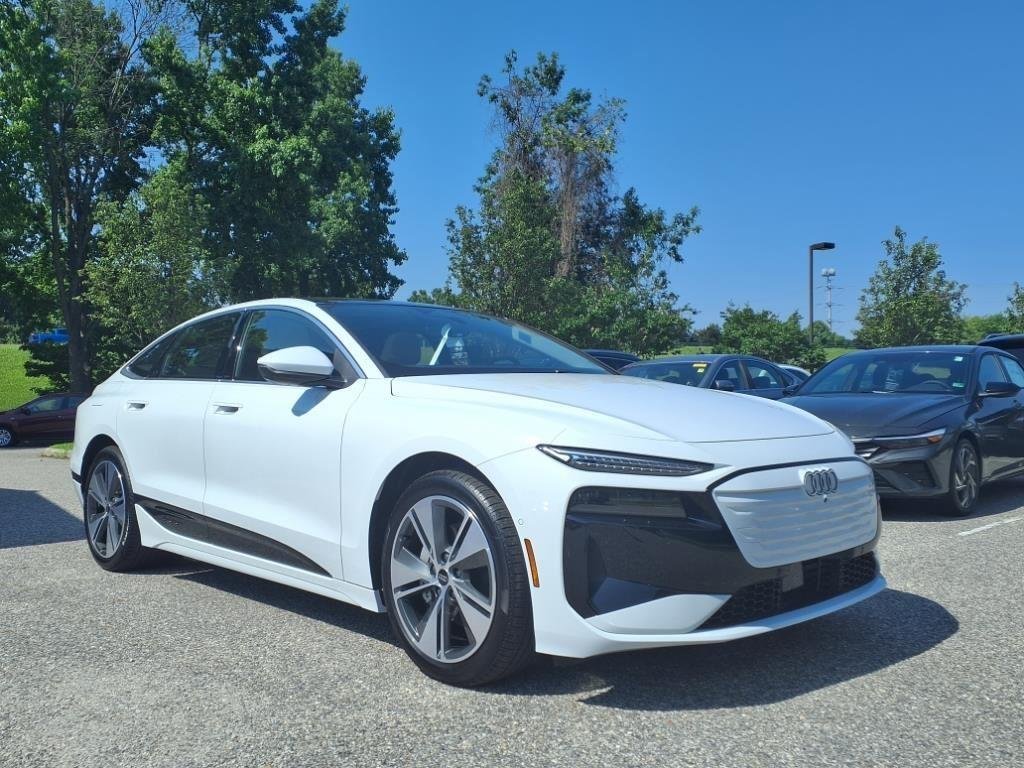Used 2025 Glacier White Metallic AUDI  image 2
