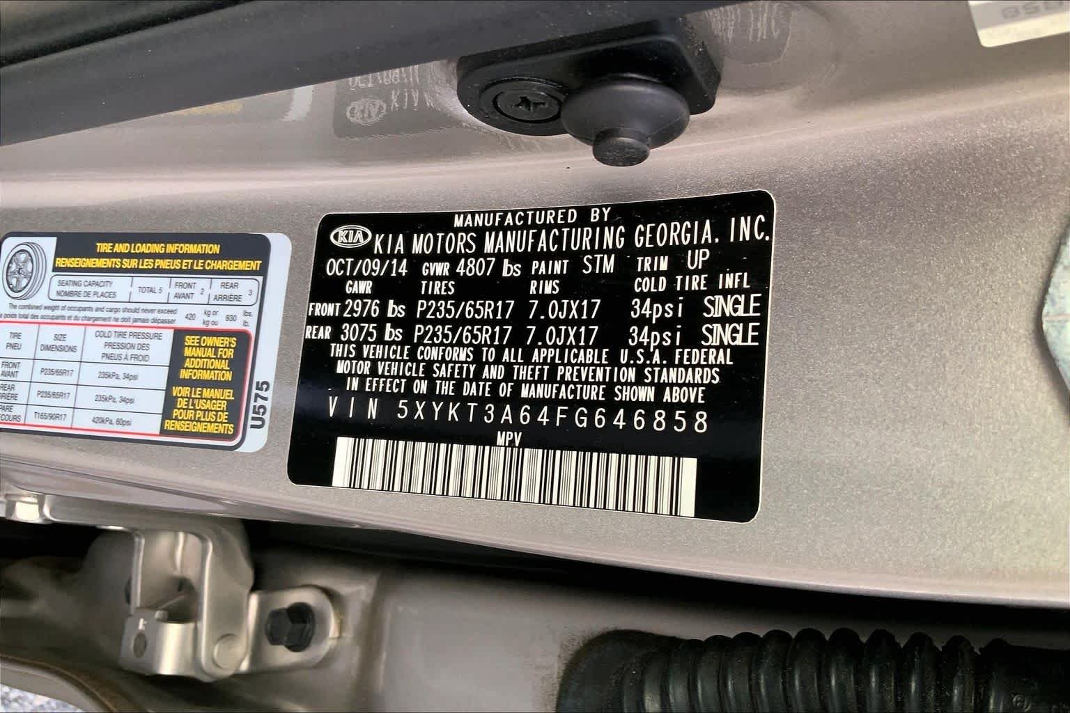 Used 2015 Satin Metal Kia LX image 31