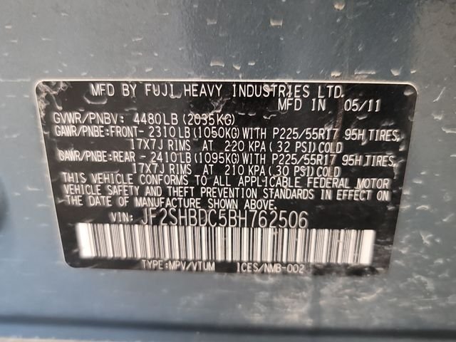Used 2011 Sage Green Metallic Subaru 2.5X image 34