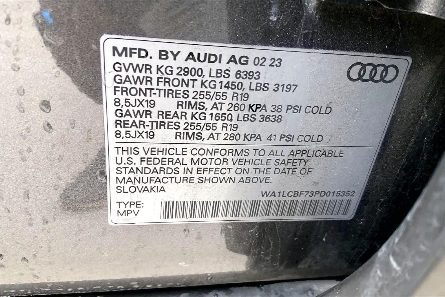 Used 2023 Samurai Gray Metallic Audi Premium Plus image 34