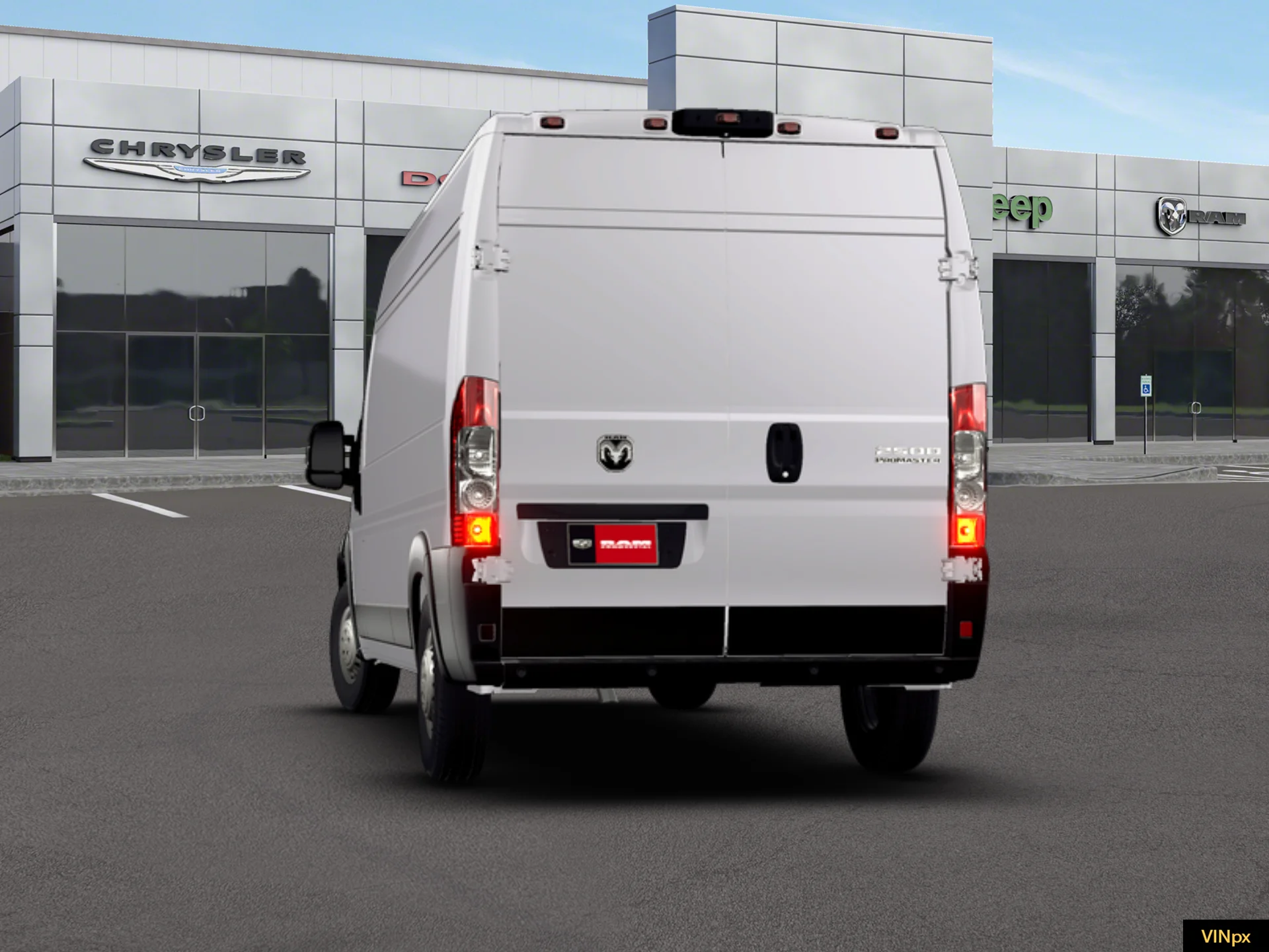 New 2026 Bright White Clear-Coat Exterior Paint Ram Tradesman image 25