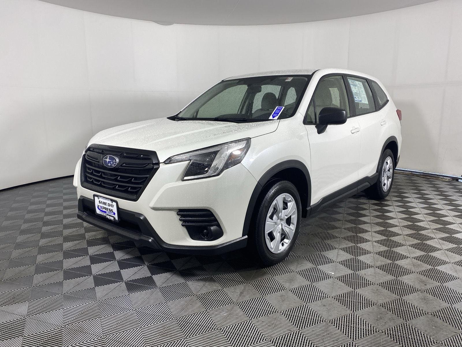 Used 2023 Crystal White Pearl Subaru Base image 3