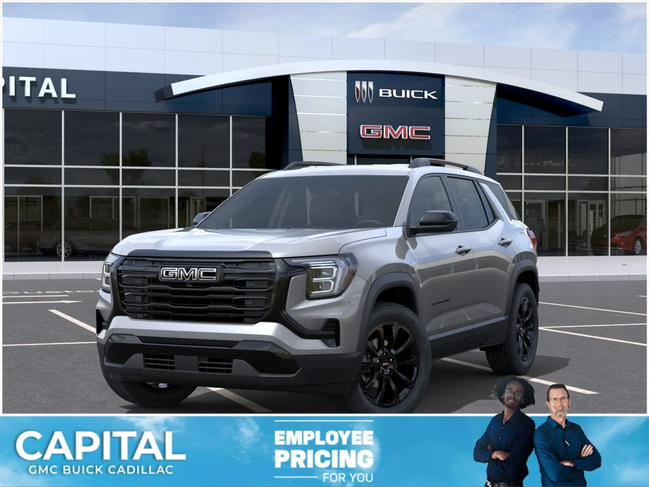 New 2027 Sterling Metallic GMC AWD Elevation image 1