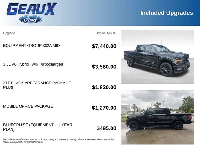 Certified Used 2025 Agate Black Metallic Ford XLT image 5