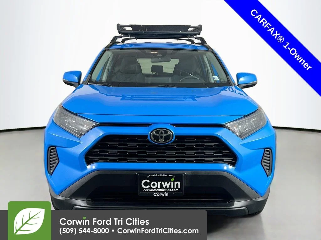 Used 2019 Blue Flame Toyota LE image 4