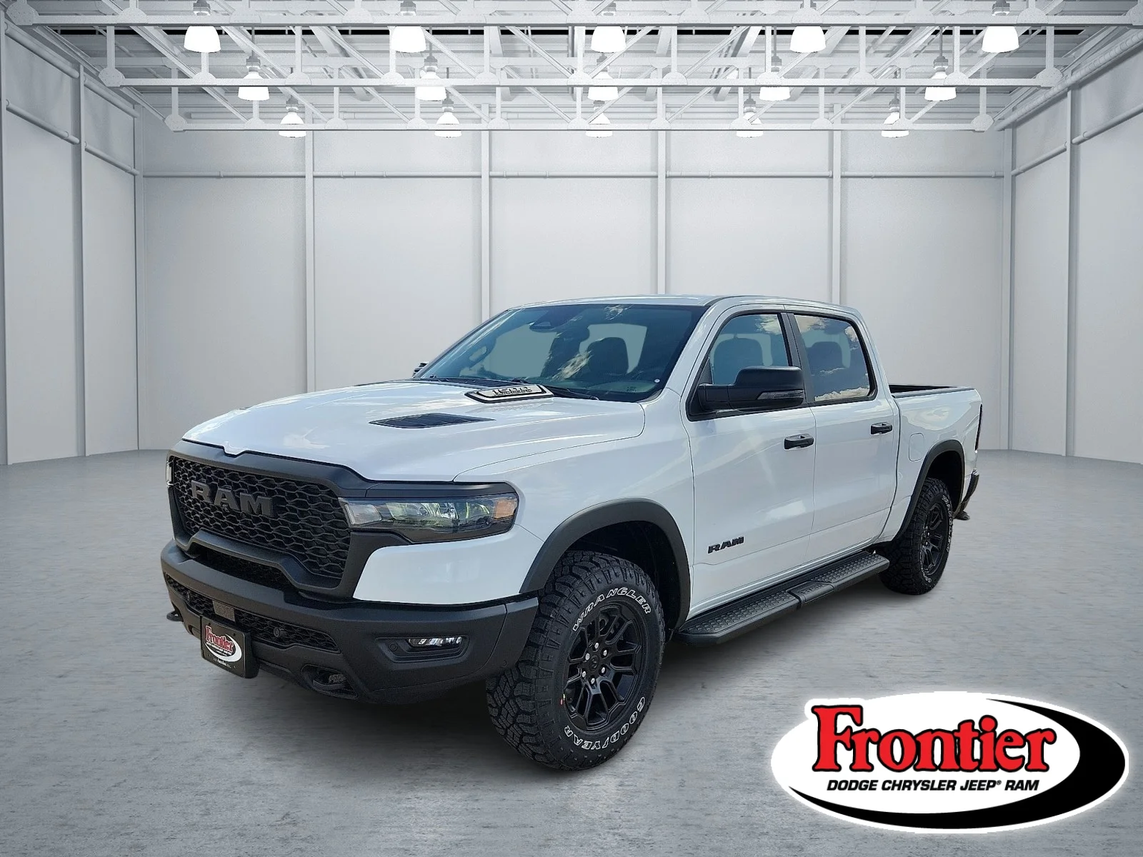 New 2027 Bright White Clear-Coat  Paint Ram REBEL CREW CAB 4X4 5