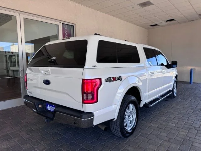 Used 2016 White Platinum Clearcoat Metallic Ford Lariat image 5