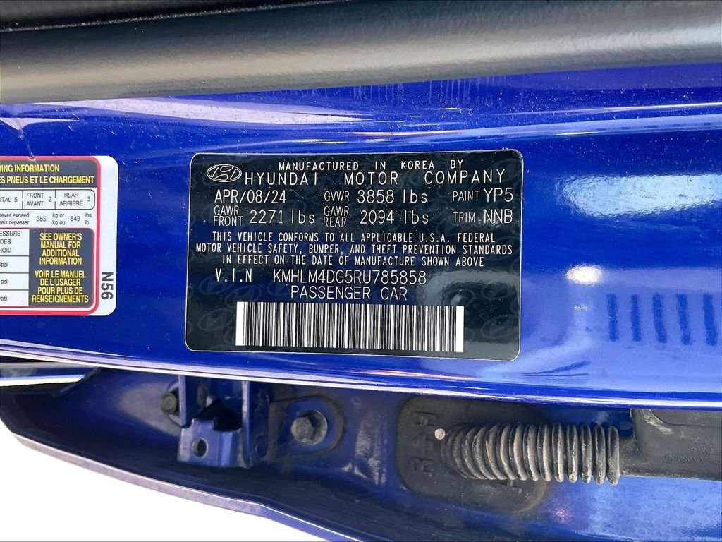 Used 2024 Intense Blue Hyundai SEL image 30