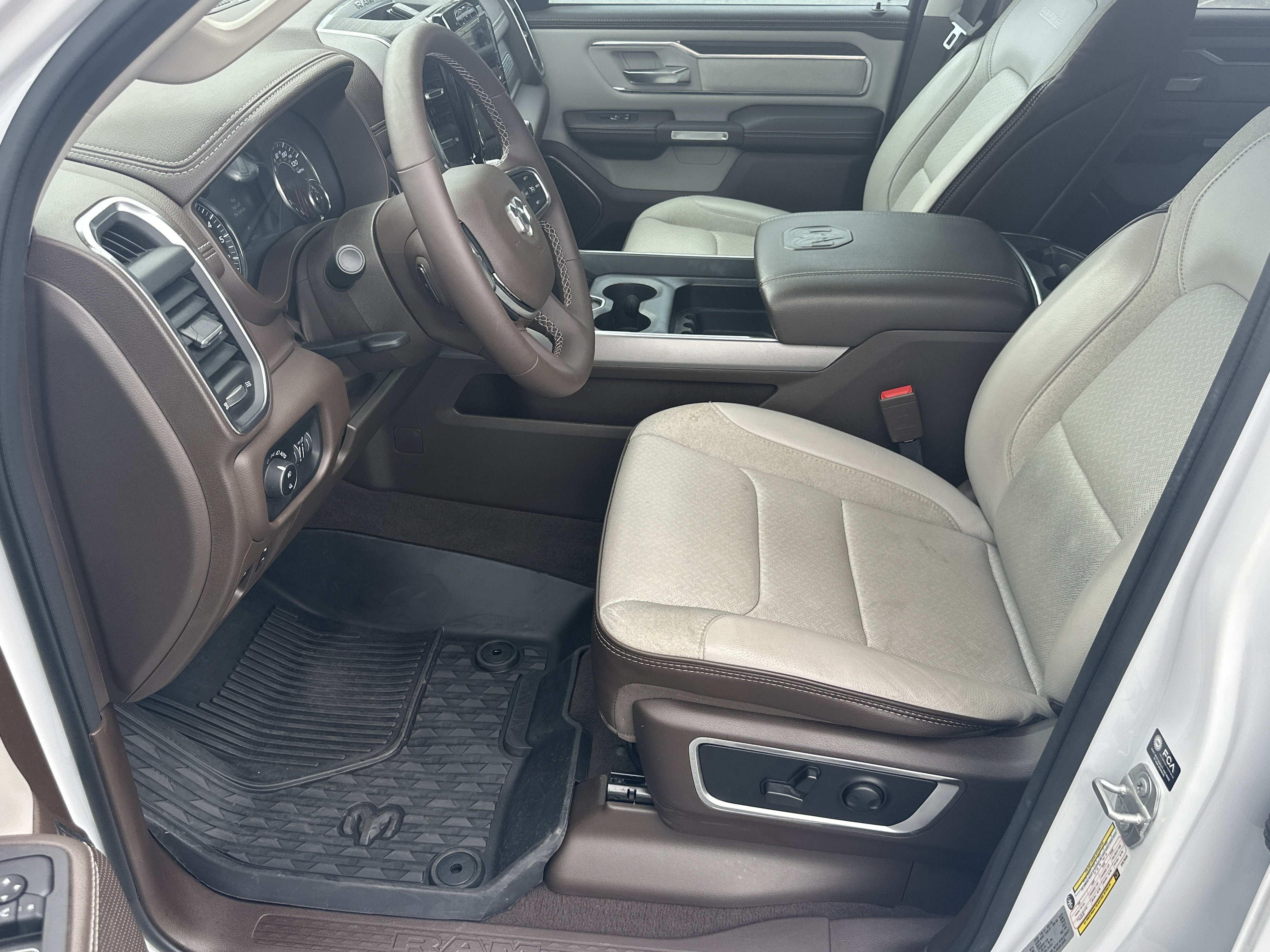 Used 2025 Bright White Clearcoat Ram Laramie image 10