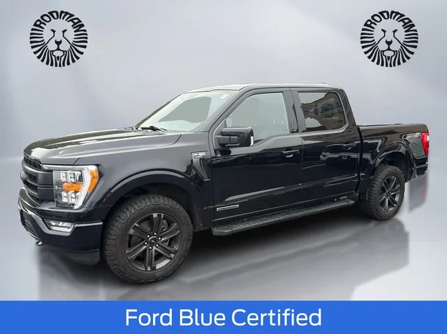 Certified Used 2021 Agate Black Metallic Ford Lariat image 1
