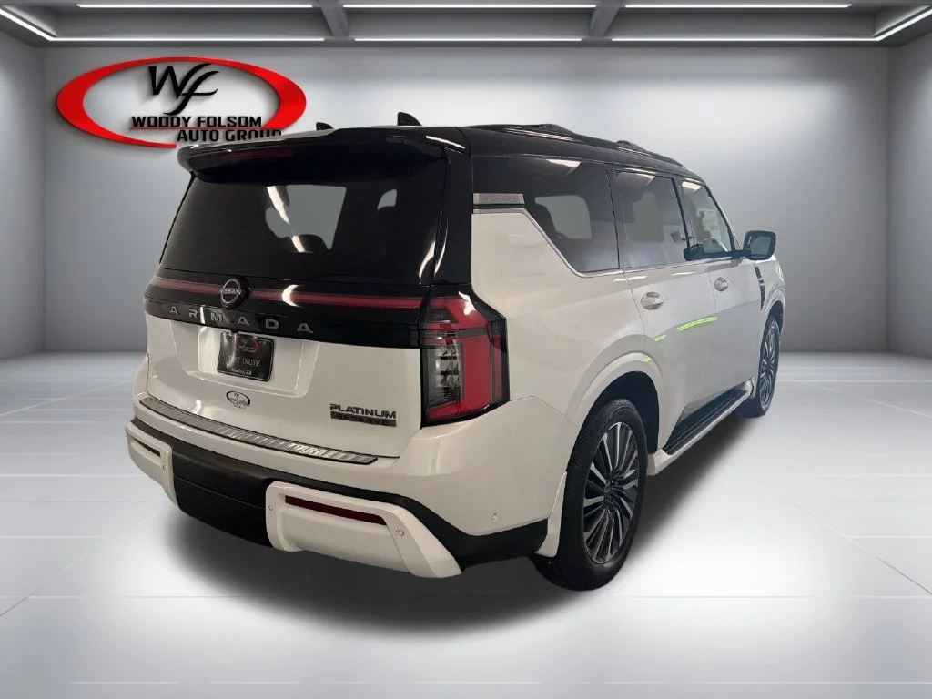 New 2026 Everest White TriCoat / Super Black Two-tone Nissan Platinum Reserve image 6