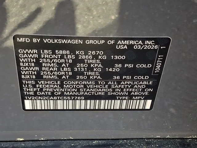 New 2026 Gray Volkswagen 2.0T Peak Edition image 17