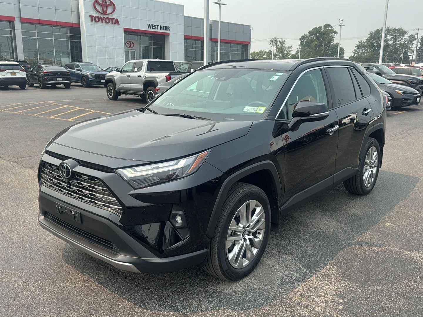 Used 2025 Midnight Black Metallic Toyota Limited image 3