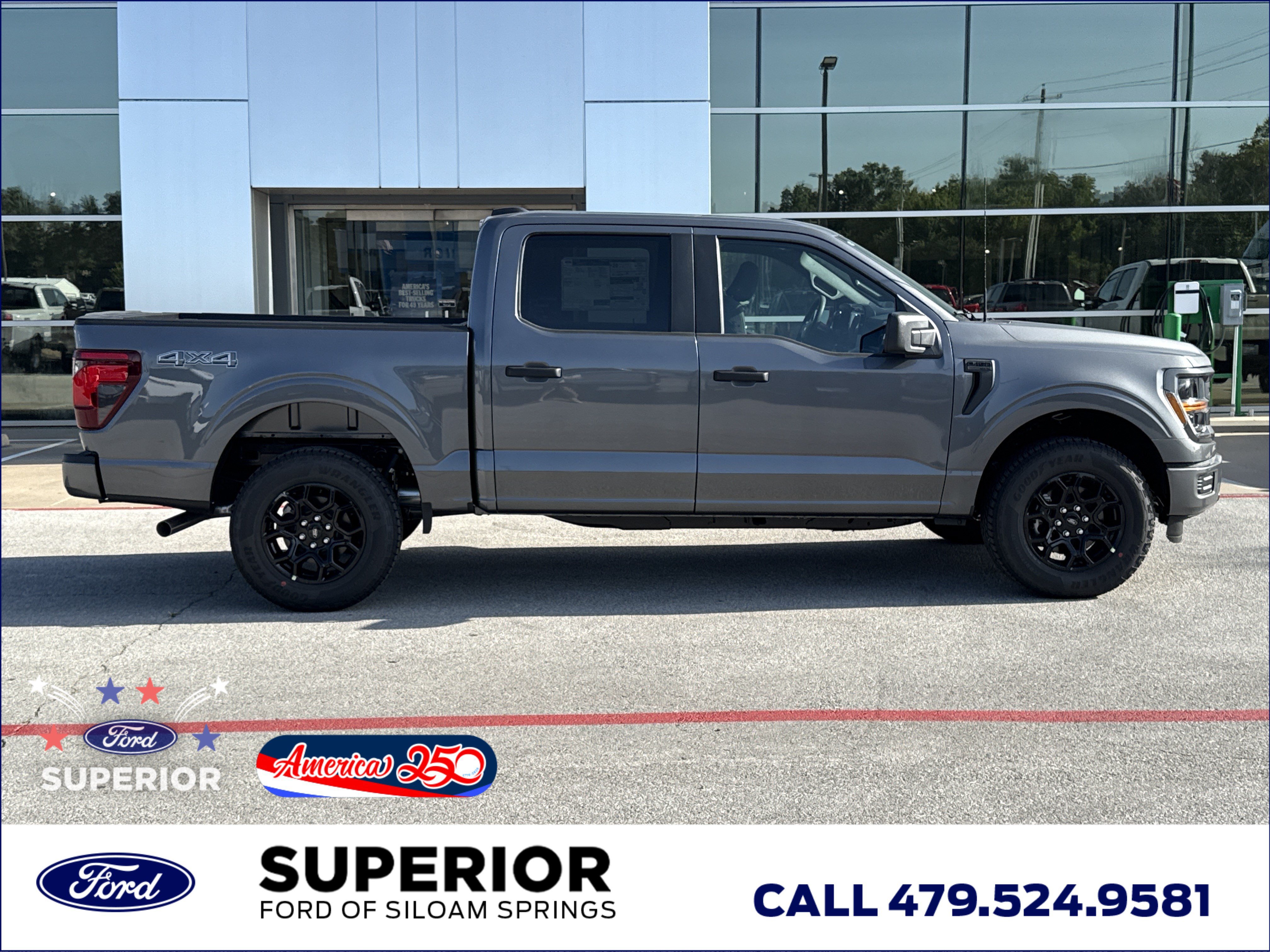 New 2026 Carbonized Gray Metallic Ford STX 4WD image 2
