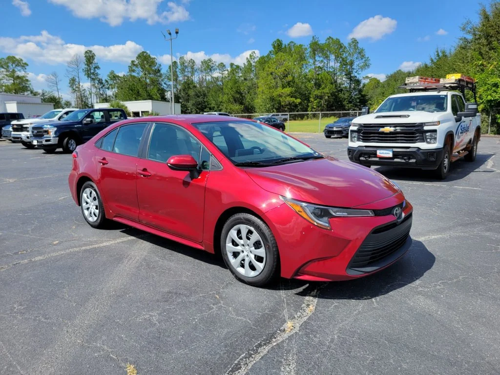 Used 2024 Red Toyota LE image 8