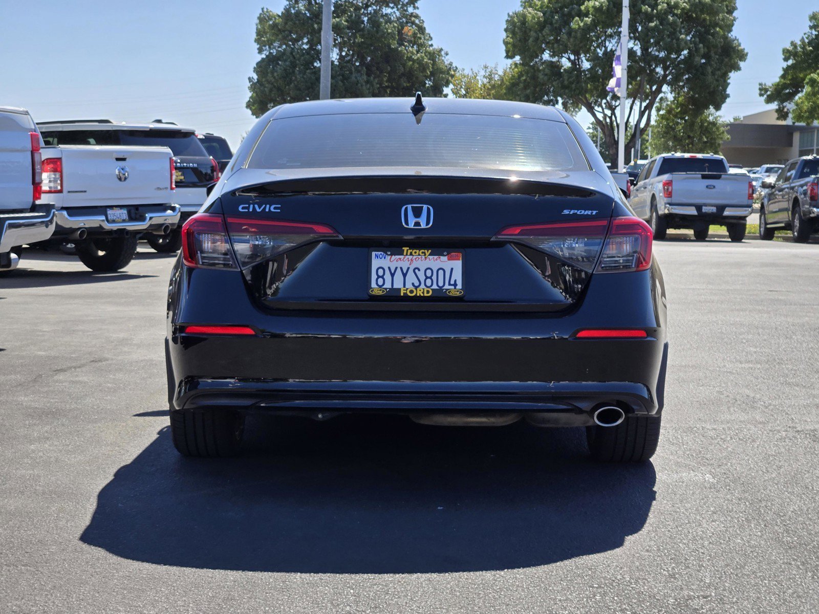 Certified Used 2022 Black Honda Sport image 6