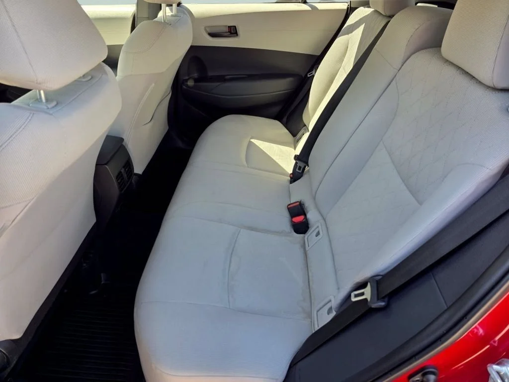 Used 2022 Barcelona Red Metallic Toyota LE image 28