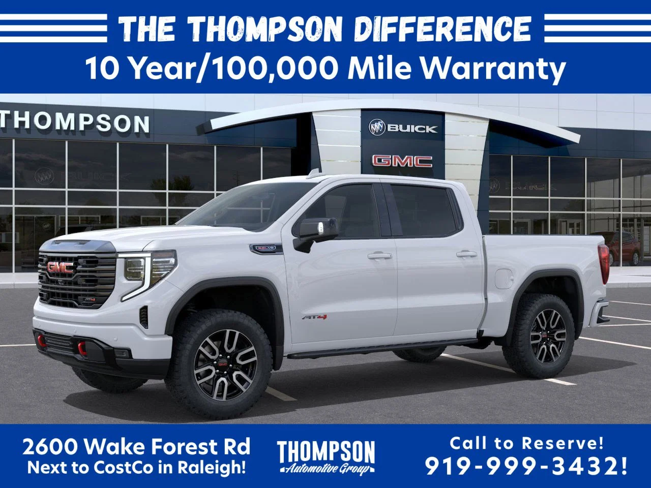 New 2026 Summit White GMC AT4 image 3