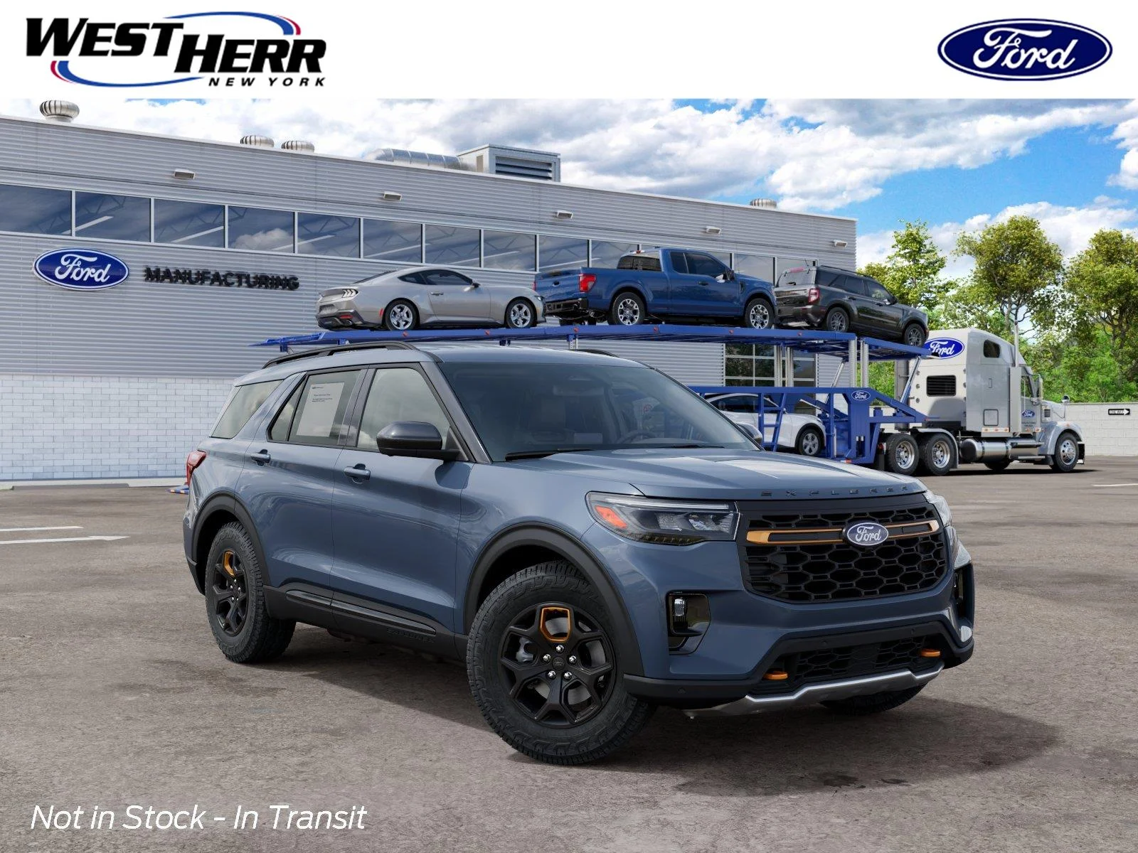New 2027 Vapor Blue Metallic Ford Tremor® image 1
