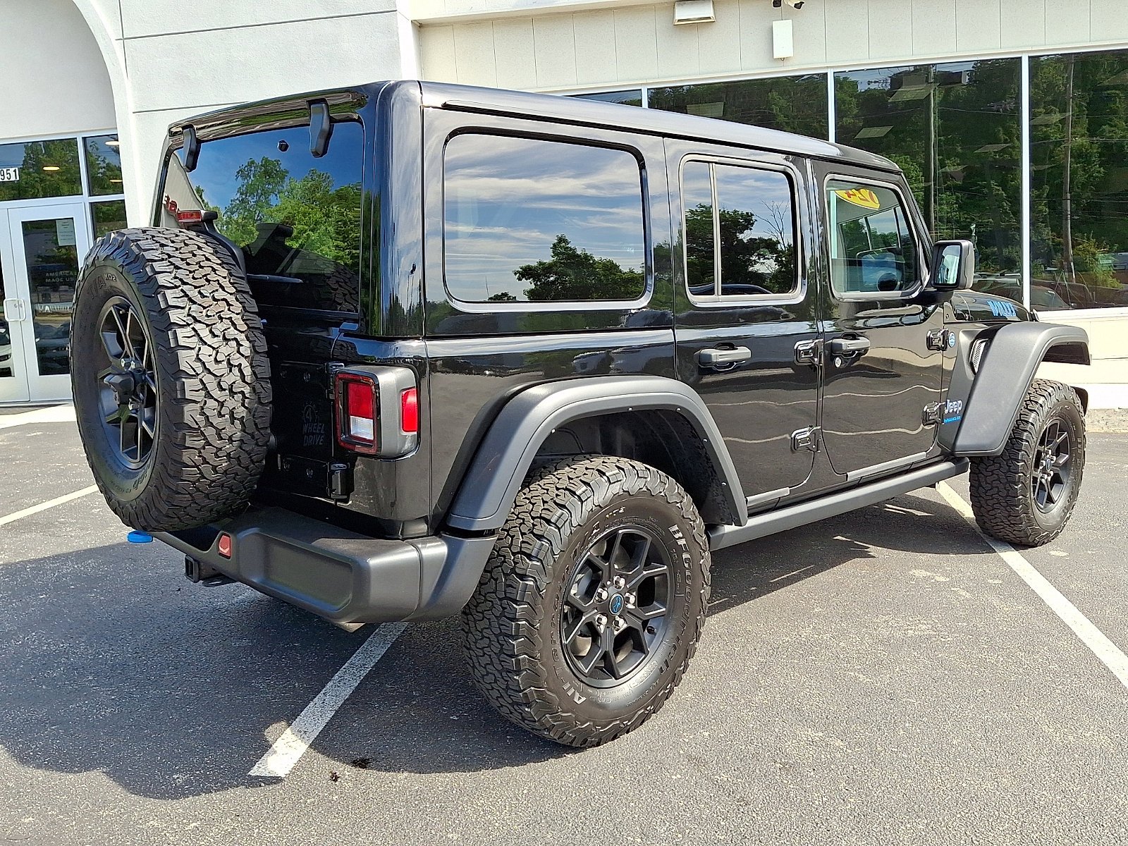 Used 2024 Black Clearcoat Jeep Willys image 6
