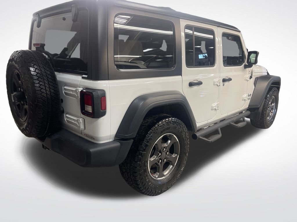 Used 2018 White Jeep Unlimited Sport image 5