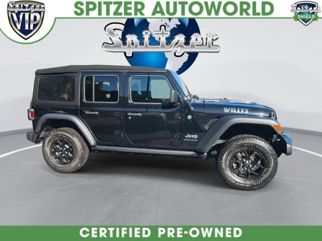 Used 2024 Black Jeep Willys 4xe image 3