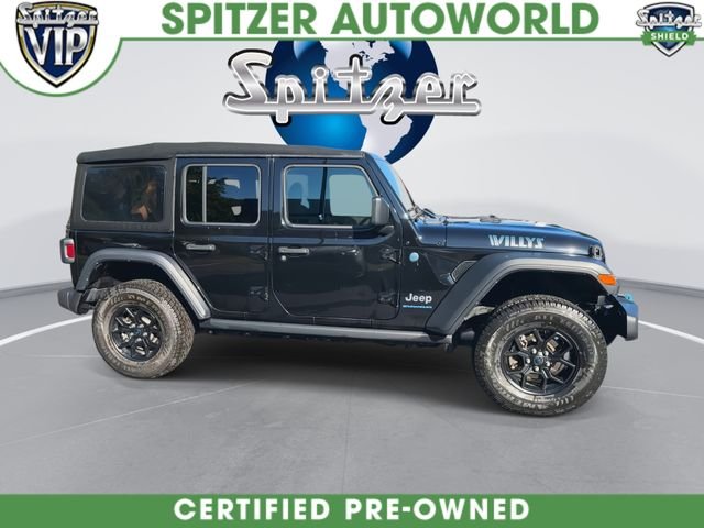 Used 2024 Black Jeep Willys 4xe image 3