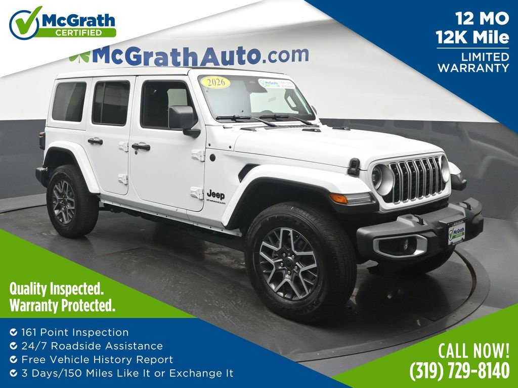 Used 2026 White Jeep Sahara image 1