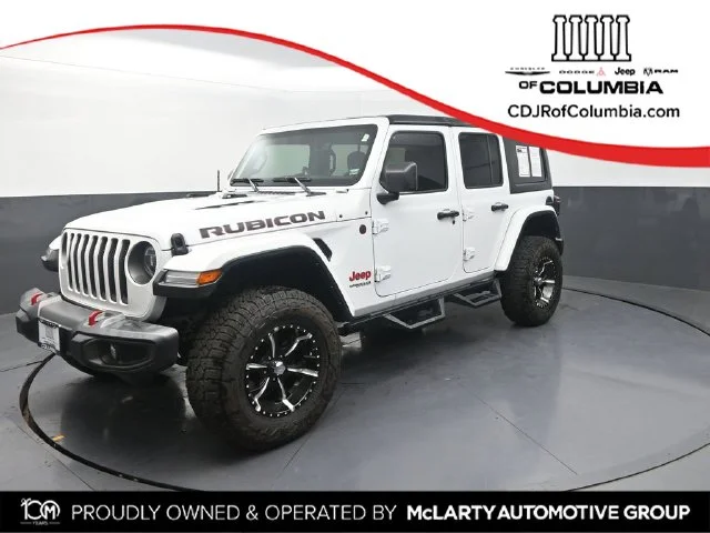 Used 2022 White Jeep Unlimited Rubicon image 1