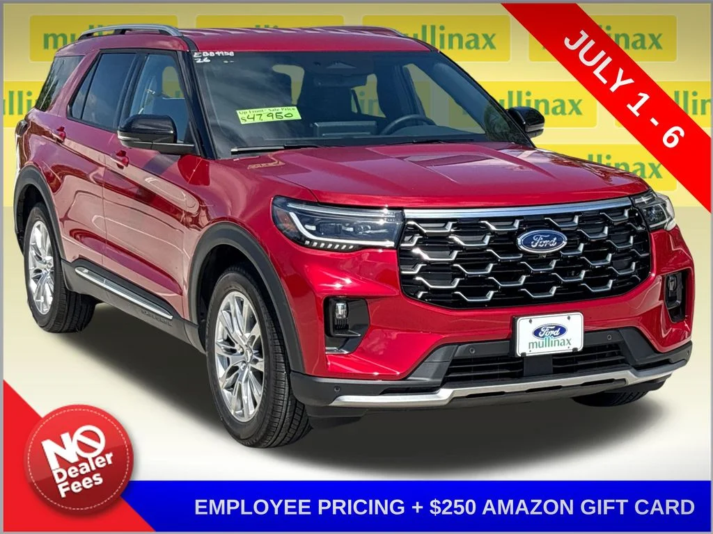 New 2026 Red Ford Platinum image 1