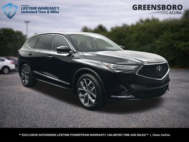 Used 2024 Majestic Black Pearl Acura SH-AWD TECH image 1