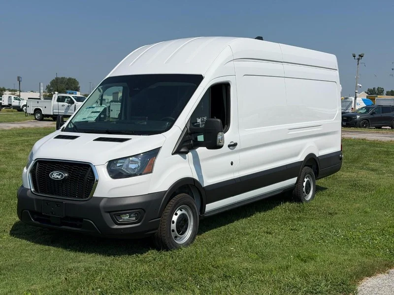 New 2026 Oxford White Ford T-250 148" EL Hi Rf 9150 GVWR RWD image 1