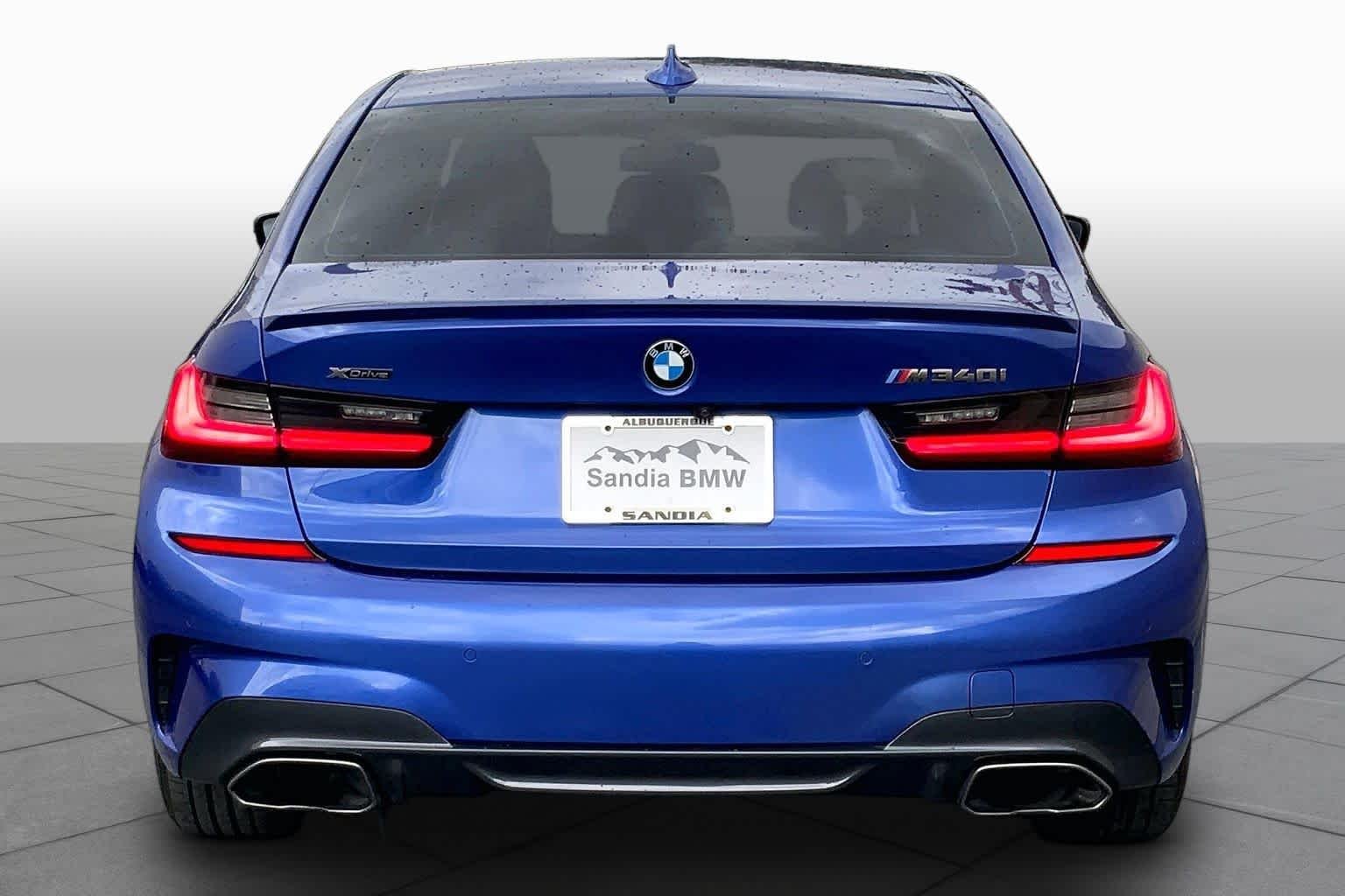 Used 2021 Portimao Blue Metallic BMW M340i xDrive image 4