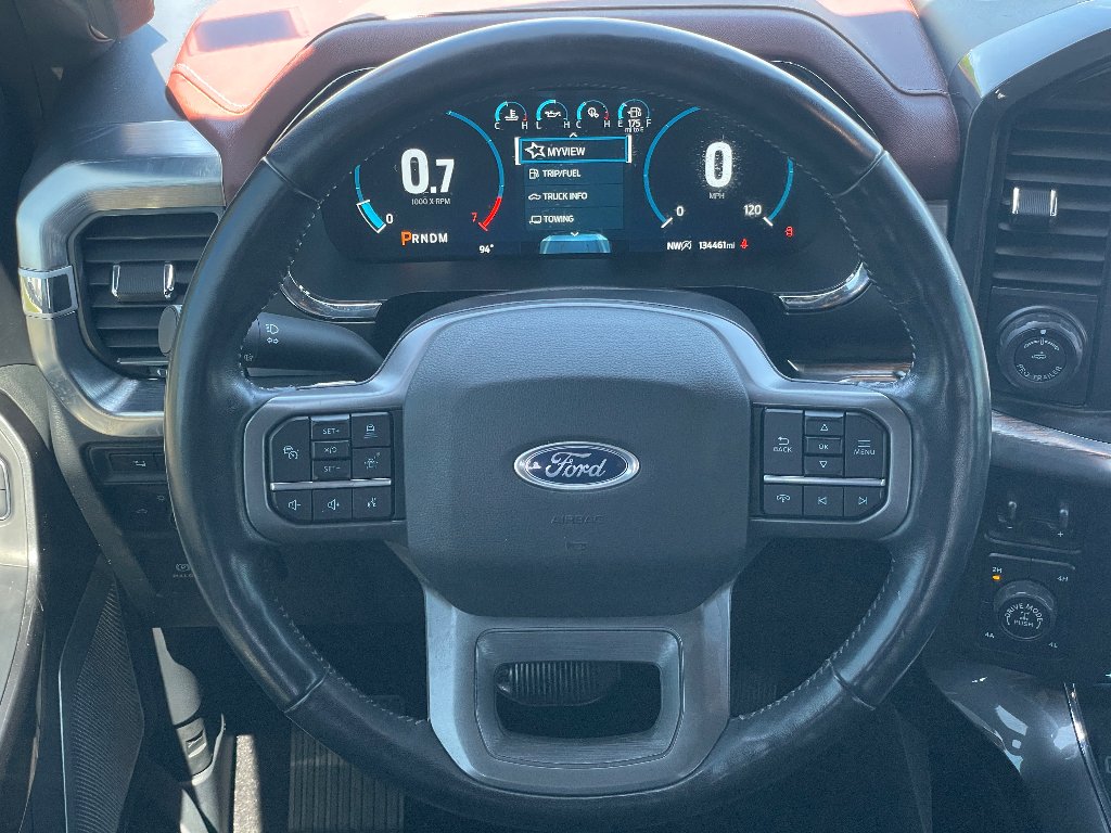 Used 2021 Carbonized Gray Metallic Ford LARIAT image 5
