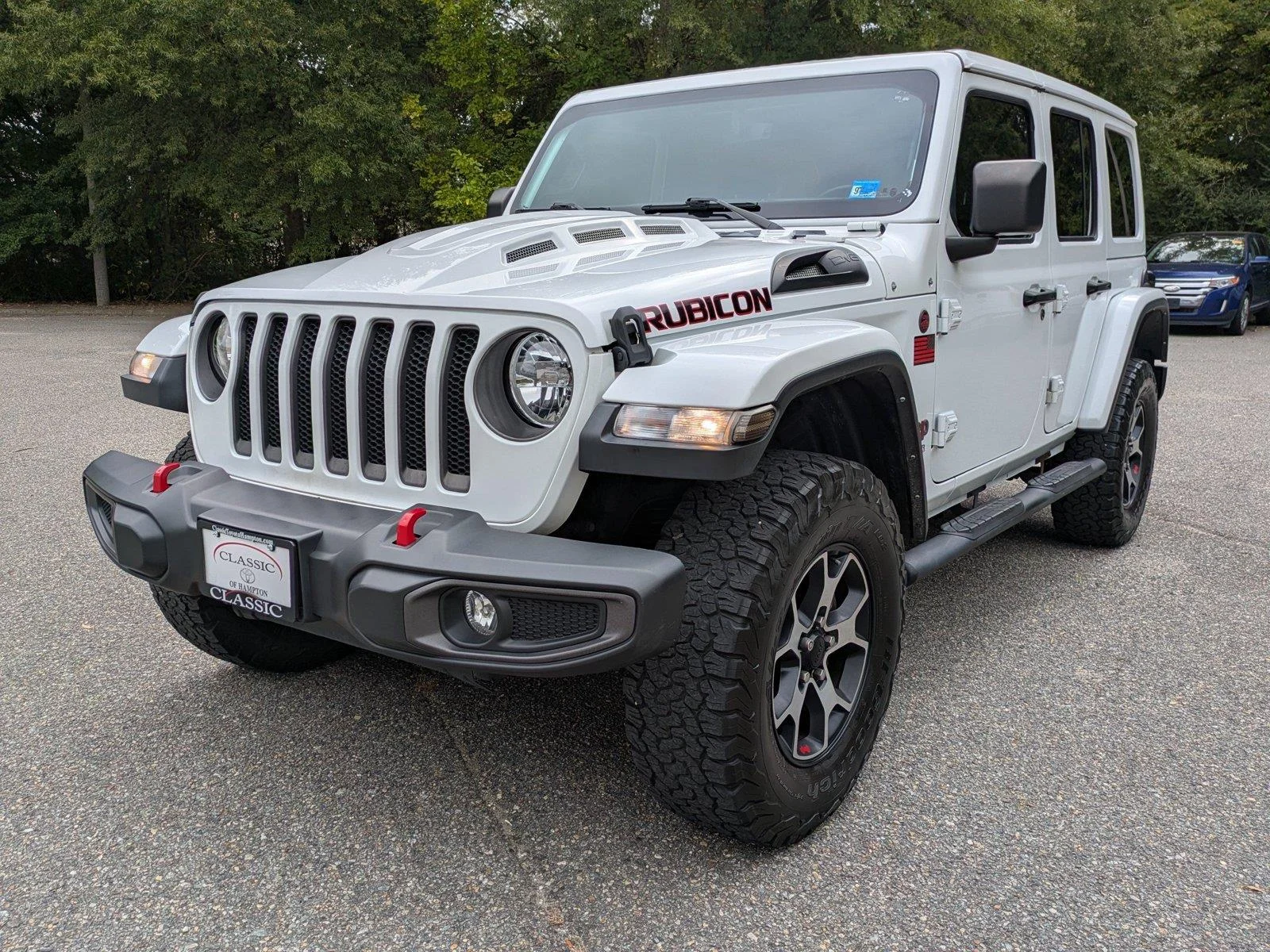 Used 2022 Bright White Clearcoat Jeep Unlimited Rubicon image 8