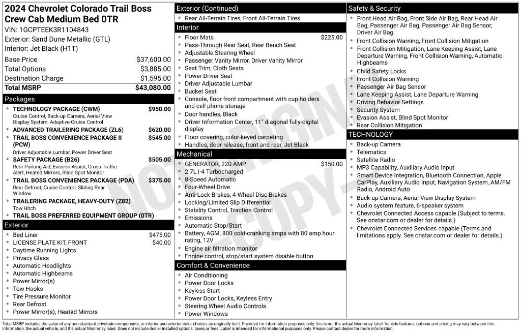 2024 Chevrolet Colorado Trail Boss - Photo 62