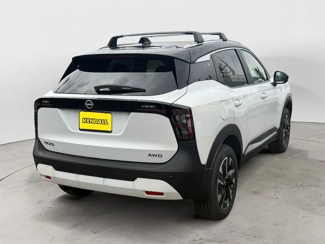 New 2026 Aspen White TriCoat / Super Black Two-tone Nissan SV image 3