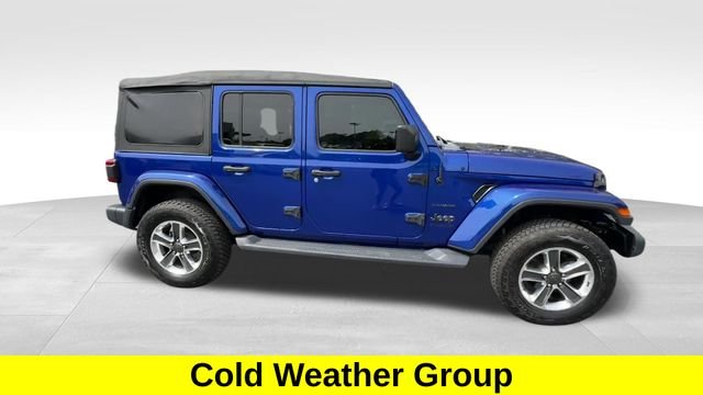 Used 2020 Blue Jeep Unlimited Sahara image 8