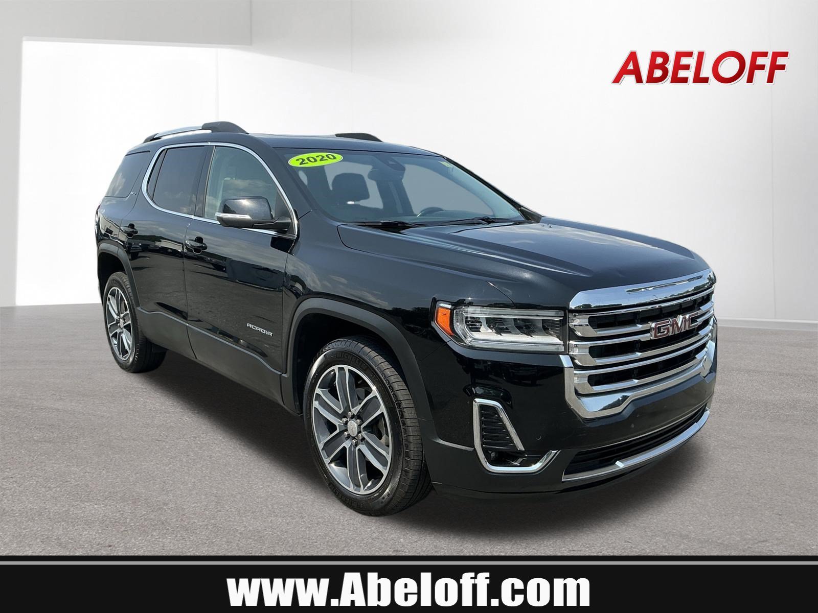 Used 2020 Ebony Twilight Metallic GMC SLT image 1