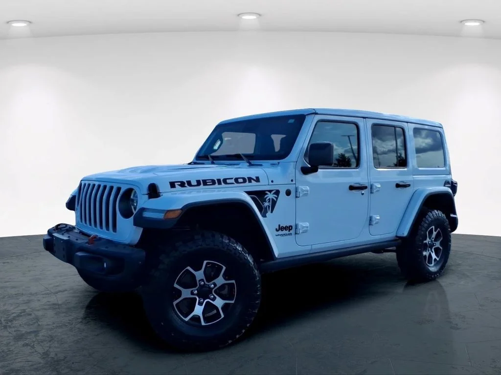 Used 2020 White Jeep Unlimited Rubicon image 2